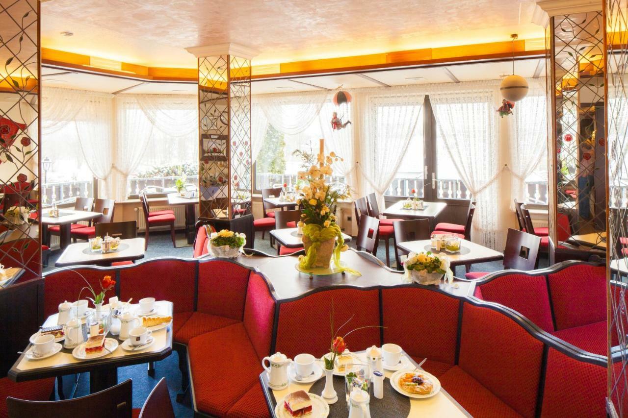 Themen Hotel Terrassen Cafe Bad Munder am Deister Bagian luar foto
