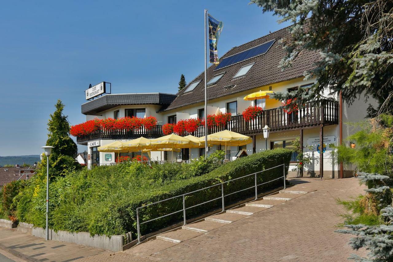 Themen Hotel Terrassen Cafe Bad Munder am Deister Bagian luar foto